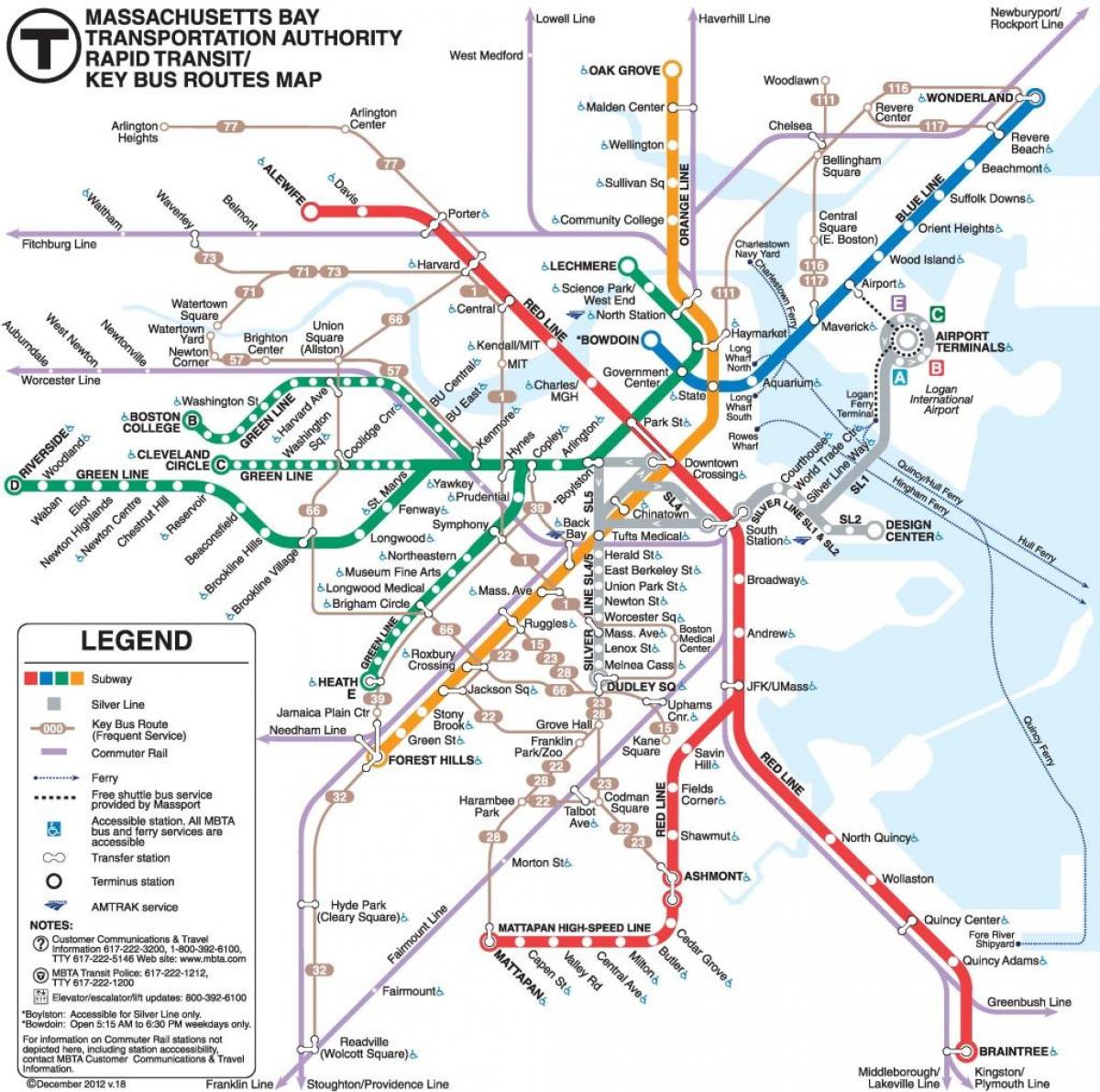 Philadelphia ühistranspordi kaart