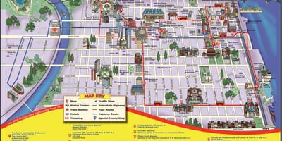 Philadelphia ekskursioonid kaart